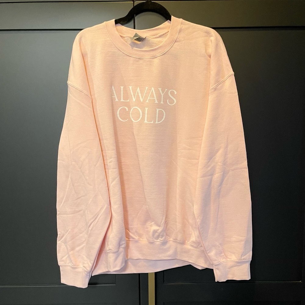 New pink sweatshirt